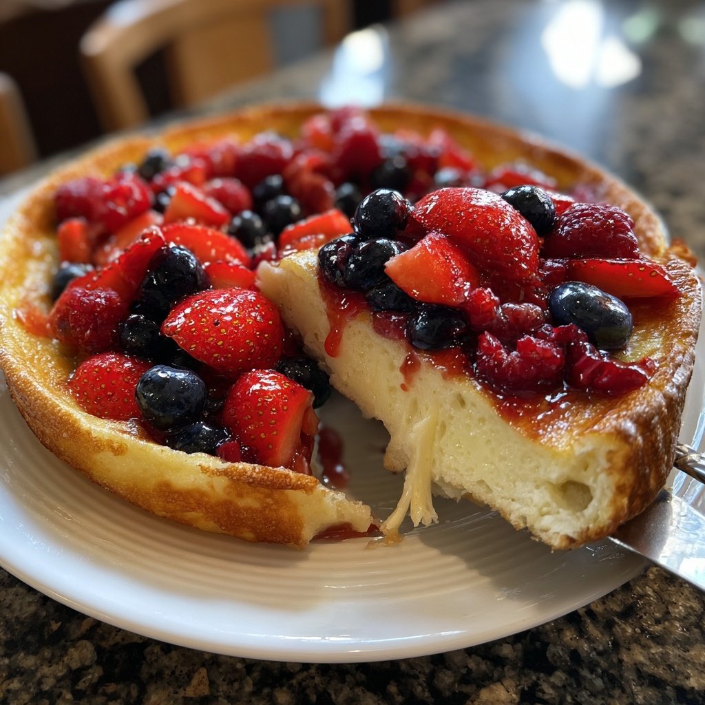 Pfannkuchen mit Beerenmix