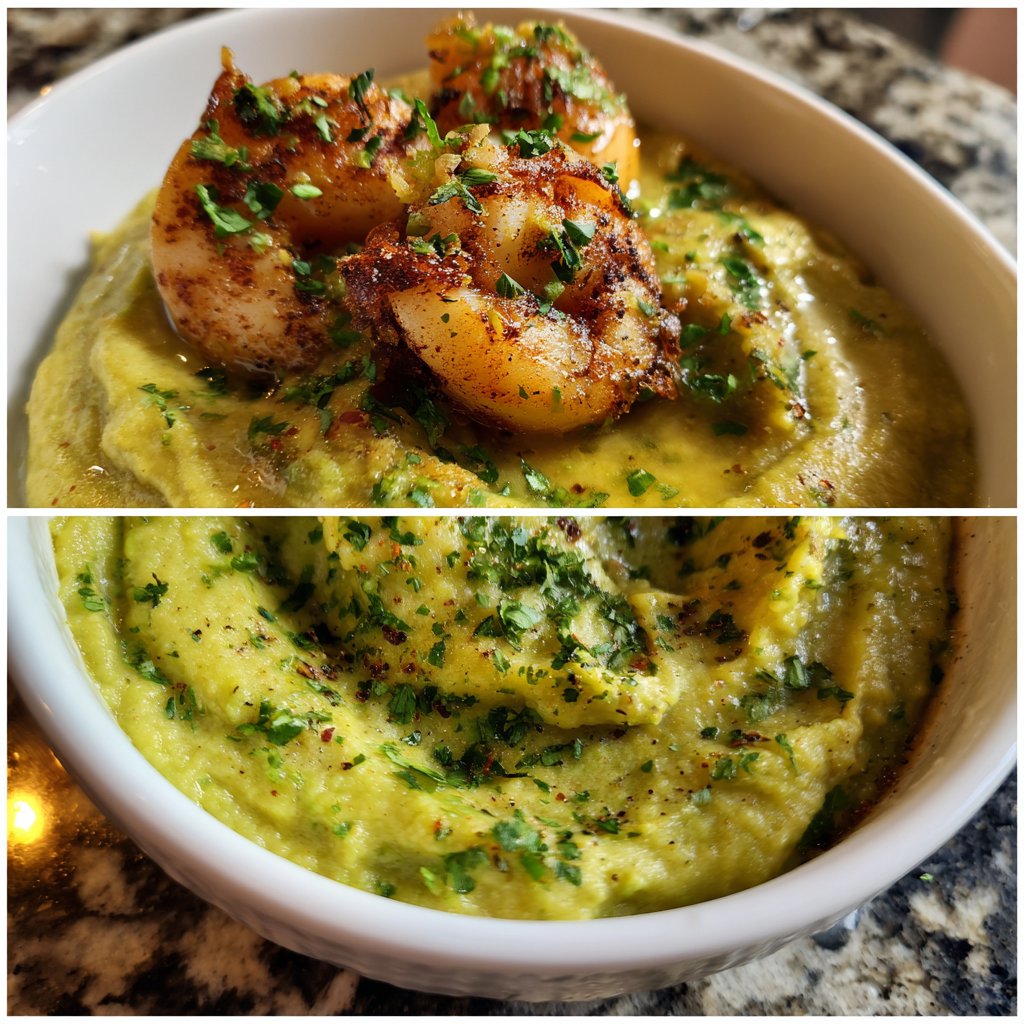 Jakobsmuscheln auf Erbsenpüree