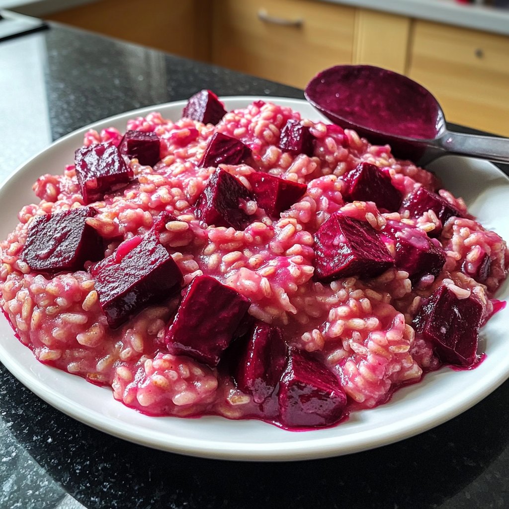 Risotto mit Roter Bete