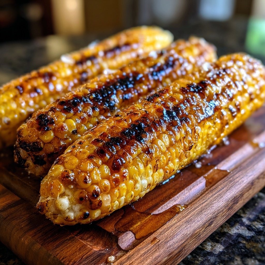 Gegrillte Maiskolben Mit Butter