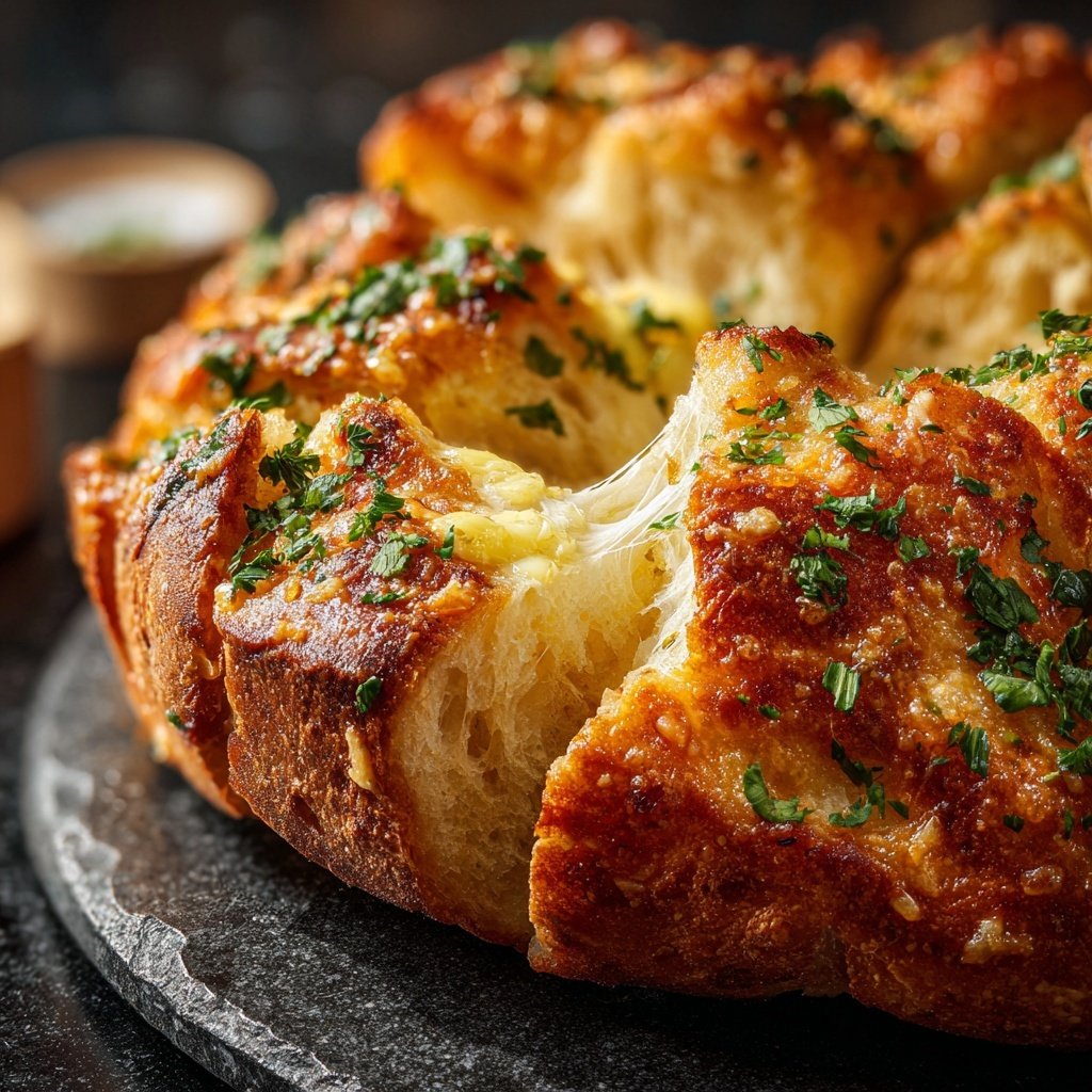 Zupfbrot Mit Knoblauchbutter