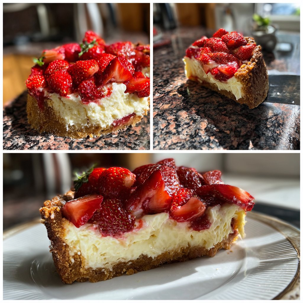 Erdbeerkuchen Mit Quark Und Vanille