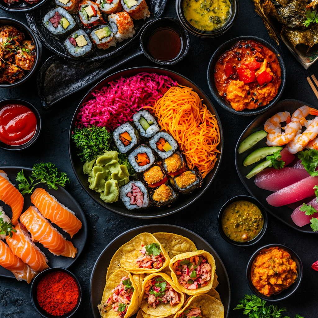 Probieren Sie die Welt